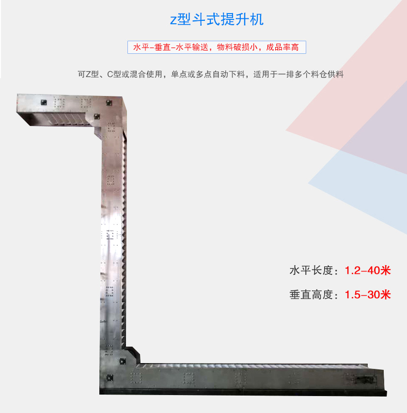 可Z型、C型或混合使用，單點(diǎn)或多點(diǎn)自動(dòng)下料，適用于一排多個(gè)料倉供料