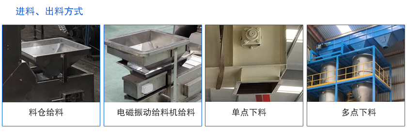 進(jìn)料、出料方式