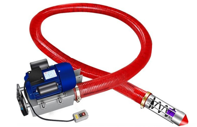 用于輸送玉米顆粒的小型輸送機器，適用于中小型農(nóng)場和下鄉(xiāng)流動收糧食