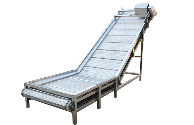 不同高度之間的輸送，可實現(xiàn)和其它輸送機之間的銜接