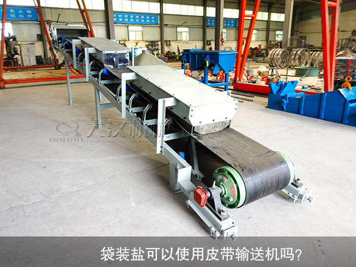 袋裝鹽皮帶輸送機(jī)