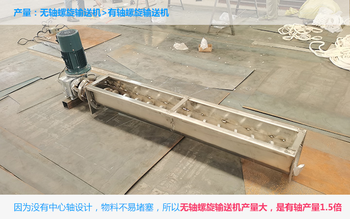 有軸螺旋輸送機好還是無軸螺旋輸送機好?